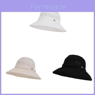 Sun Protection Wide Brim Hat For Women Summer Stylish Foldable Polyester Sun Hat