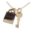 HERMES   Necklace gold metal/Buffalo horn Women