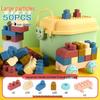 Washable Soft Rubber Building Blocks: Large, Educational Toy for Early Childhood
