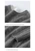Elegant Women's Color-Block Cable Knit Cashmere Sweater, Round Neck Pullover, Autumn/Winter Style Base Layer Top