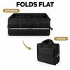55L Foldable Car Trunk Organizer Box With Handle Base Plate - 600D Oxford Fabric Storage Bin SUV Sedan