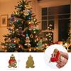 Christmas Tree Pendants, Gingerbread Man Soft Rubber Christmas Atmosphere Decoration Ornaments
