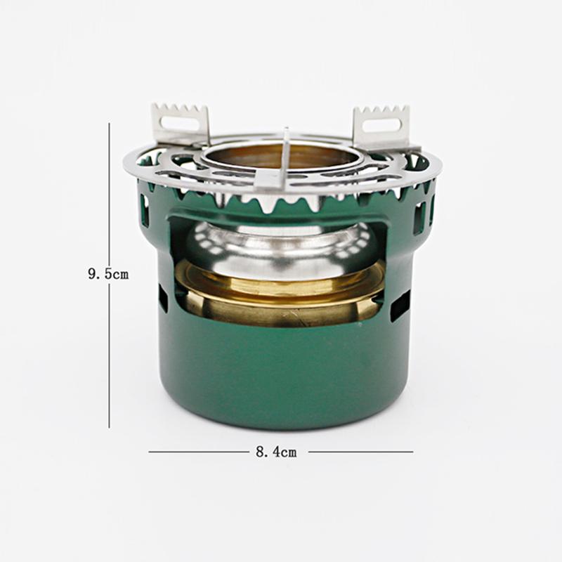 Outdoor Alcohol Stove Portable Mini Barbecue Stainless Steel High Temperature Alcohol Stove Accessories Camp Cooking Supplies