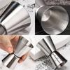 Stainless Steel Cocktail Measuring Jigger Double Shaker Cup Shot Drink Spirit Measure Jigger Kitchen Gadgets Bar Accessories