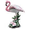 FJ FENGZHIJIE Flamingo Decorative Goreng Enamel Crystal Bird Trinket Box Jewelry Box Flamingo Gift