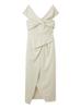 Drape Dress FWFO262026 IVR 00 [FRAY I.D] 2-Way Off-Shoulder Women's