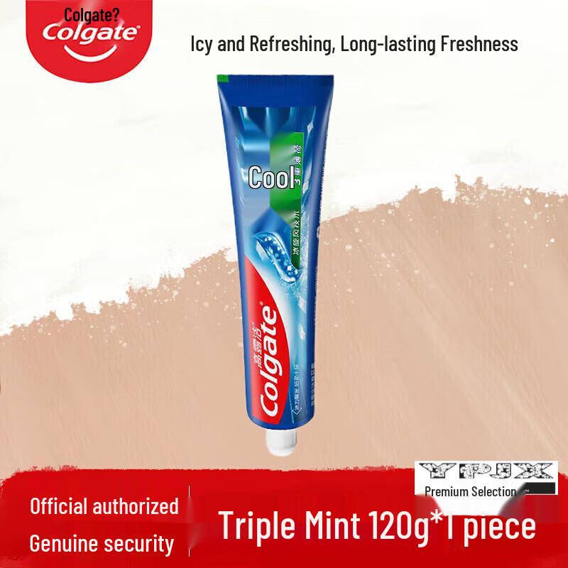 Colgate Triple Mint Ice Cool Toothpaste with Floss (3 X 120g)