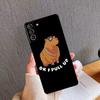Cartoon Capybara Phone Case For Samsung Galaxy S24 S26 Ultra S20 S21 S22 S23 S25 Plus S10 S24 S25 FE Cover