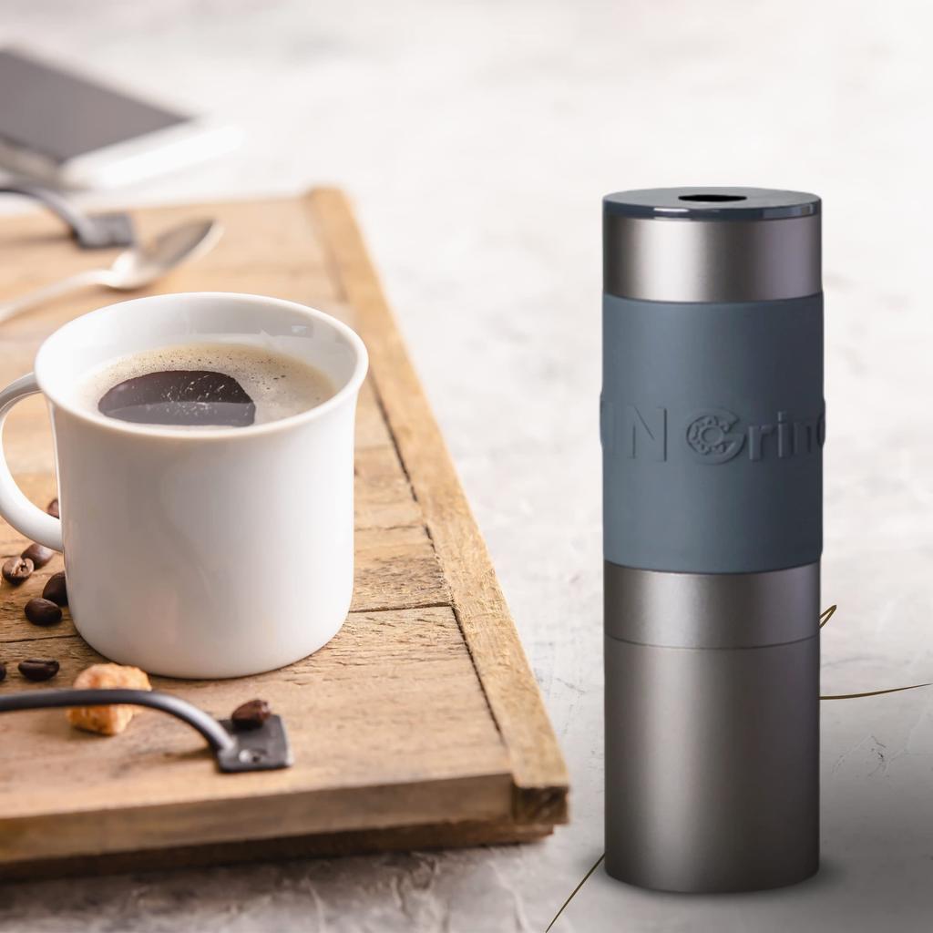 KINGrinder K0 Hand Coffee Grinder, 160 Grit Adjustments, Conical Metal Blade for Superior Consistency, Drip Coffee, 25g Capacity