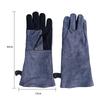 40Cm Long Welding Gloves Tig/Mig Welding Gloves Bbq Oven Glove Guantes Para Soldar Heat- Insulated Mittens