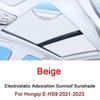 Roof Sunshade For Hongqi E-HS9 EHS9 2021-2023 2024 Car Electrostatic Adsorption Sunroof Sunshade Skylight Blind Shading Sticker