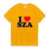 I Love SZA Good Days Letter Print T-shirt Cotton Men Women Hip Hop T Shirt Rapper 90s Vintage Short Sleeve Tees Teen Streetwear