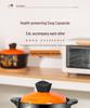 Ceramic Casserole Gift Set: High-Temperature Resistant Soup and Stew Pot for Dry Burning Gas Stoves.