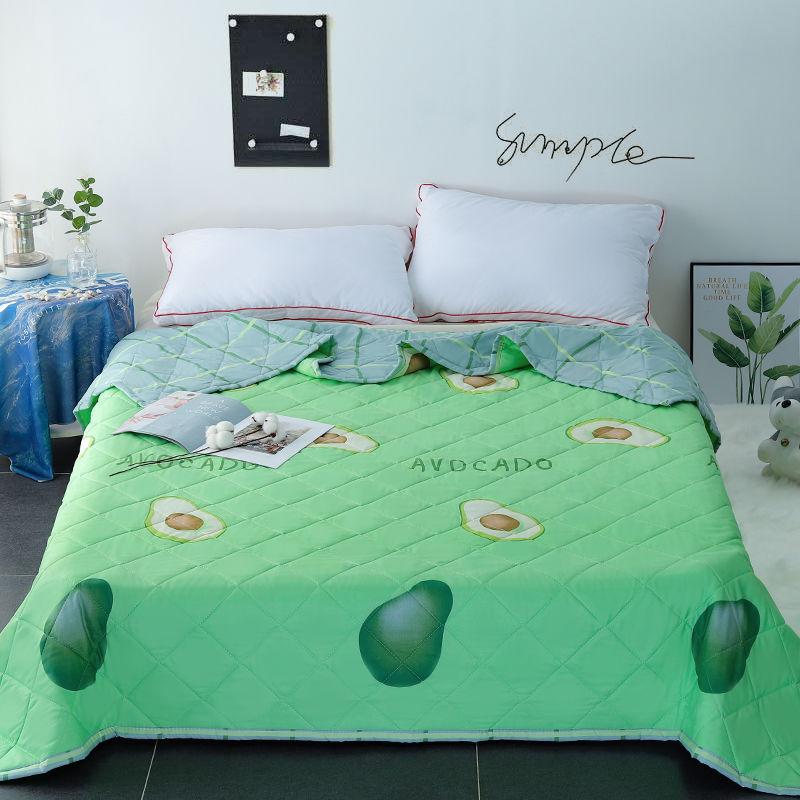 Summer Cooling Blanket Cooling Fiber Breathable Soft Cooling Quilt Machine Washable Air Conditioning Quilt