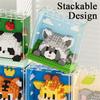 Non-Toxic Block Animals Building Blocks Capybara Tiger Penguin Educational Toy Gift Parent-Child Interaction Stem Learning Toys For Kid