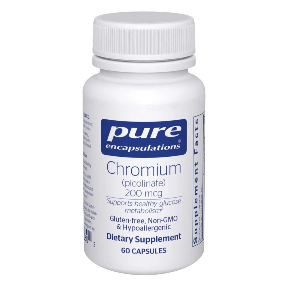 ENCAP Pure Chrome Picolinate 200mcg 60 Tablets 1 Pcs