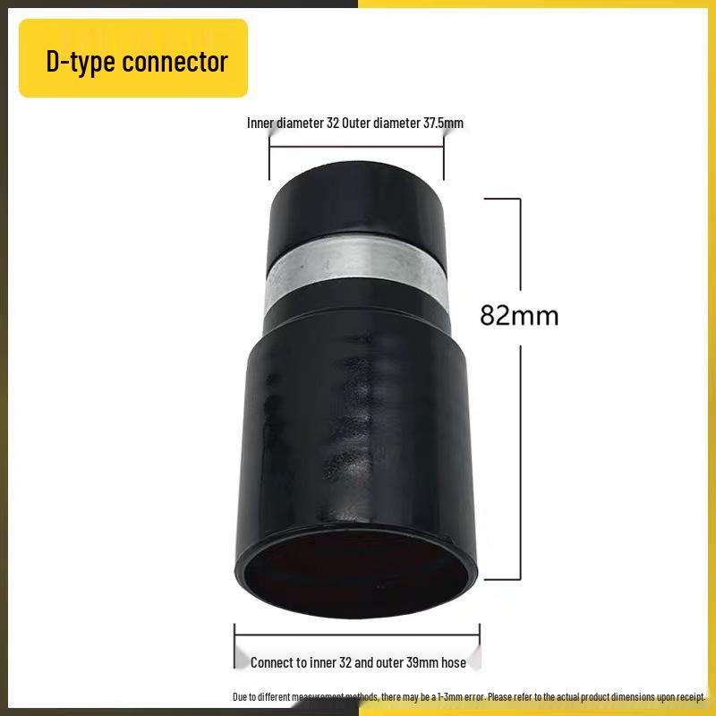 Complete Vacuum Cleaner Adapter Set: Reducing Hose & Quick Connectors (32mm to 35mm, 32mm to 32mm)