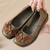 Fashion New Exquisite Cow Leather Wedged Flats Women Handmade Cutout Flower Moccasins Woman Antique Slip On Shoes Ladies Elegant Flats