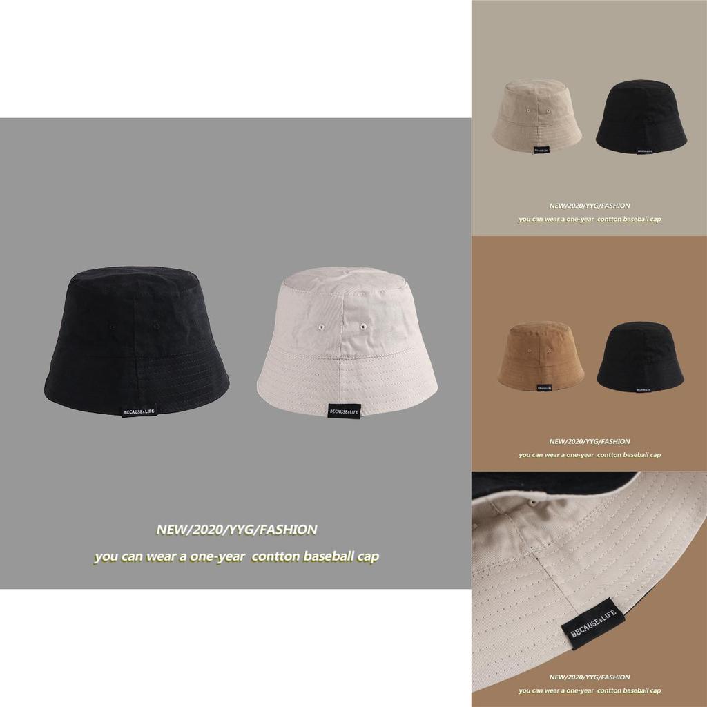 Trendy Black Fisherman Hat Breathable Windproof Summer Bucket Hat For Men And Women