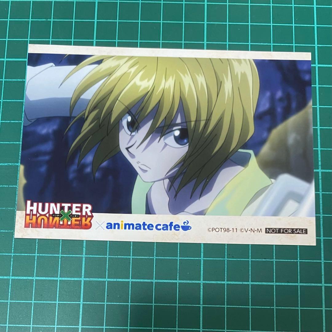 

[USED] Hunter x Hunter Animate Cafe Limited Edition Bonus Bromide Kurapika Rare