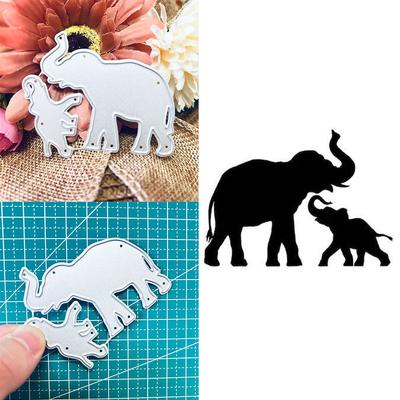 Zvíře Slon Kovové Řezací Šablony Šablona pro DIY Scrapbooking Fotoalbum Embosování Papírové Karty Řemesla Výřezy