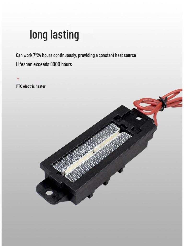 Keramický topný článek PTC: Vodivý typ, Konstantní teplota, Vzduchové elektrické topení, Přizpůsobitelné, Model 54B2.