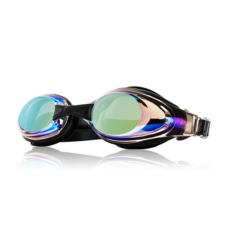 WAVE Professional Swimming Goggles Waterproof Anti-Fog Hd Large Frame Electroplating Speed Number Swimming Goggles Lightweight Design