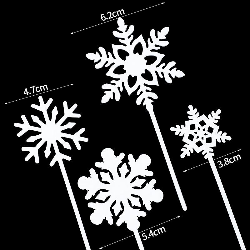 Frozen Christmas Snowflake Acrylic Cake Decoration Insert