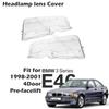 Headlight Clear Lens Cover Lampshade Fit For BMW 3 Series E46 1998-2001 4Door Pre-facelift,Headlamp Shell Car