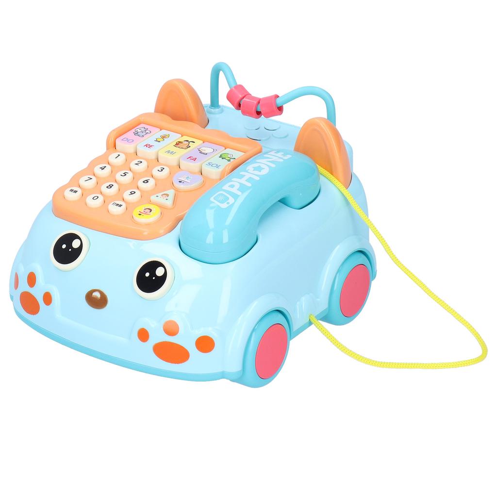 Children Telephone Toy Educational Simulation Telephone Toy with Light Music Effect