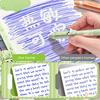 4 Pcs Retractable Erasable Gel Pens 0.5mm Fine Point Blue/Black Ink Refillable Ballpoint Pens for Office School Supplies