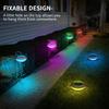 Solar Floating Pool Lights, RGB Color Changing Pool Lights That Float with Dynamic Light Show, 6.5" Swimming Pool Lights, IP68 Waterproof & Hangable