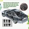 200PCS Car Retainer Clips Plastic Fasteners Kit, Car Retainer Clips, Push Bumper Fastener Rivet Clips With 6 Size Auto Body Retainer Clips Bumpers,