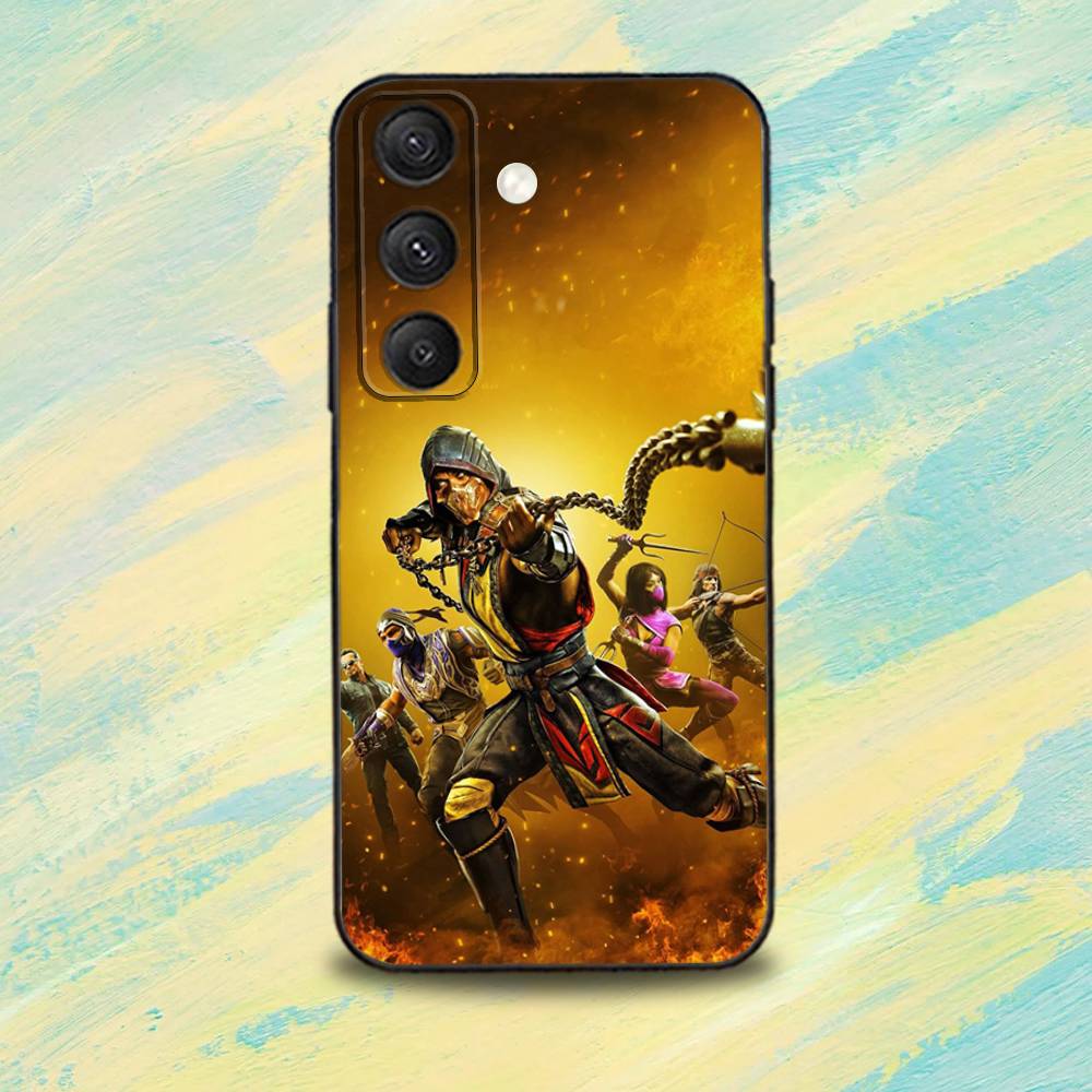 Cool MortalS K-Kombat Game Phone Case For Samsung S25,S24,S10,S22,S21,S20,S23,Ultra,Plus,Lite,FE,Soft Silicone Black Cover