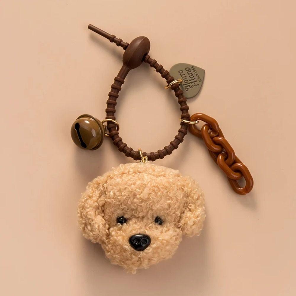 Stuffed Animals Dog Plush Key Rings Couples Matching Dog Pendant Dog Keychain Car Keychain