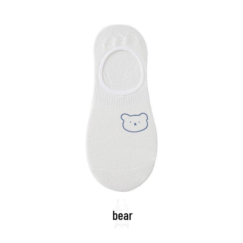 

Жіночі літні протиковзкі невидимі шкарпетки-човники - милі, модні, тонкі та неглибокі короткі шкарпетки One Size