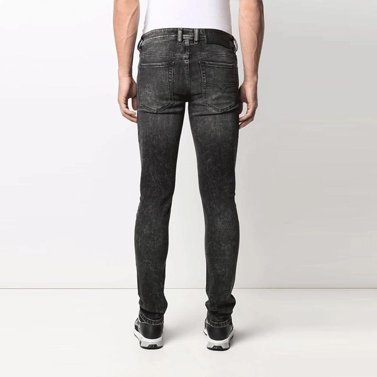 DIESEL Jeans Men's Black Moderate Slim Fit Pants 00SWJF09A1702