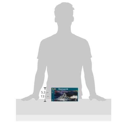 German Revell 1/1200 Bismarck 05802 Plastic Model