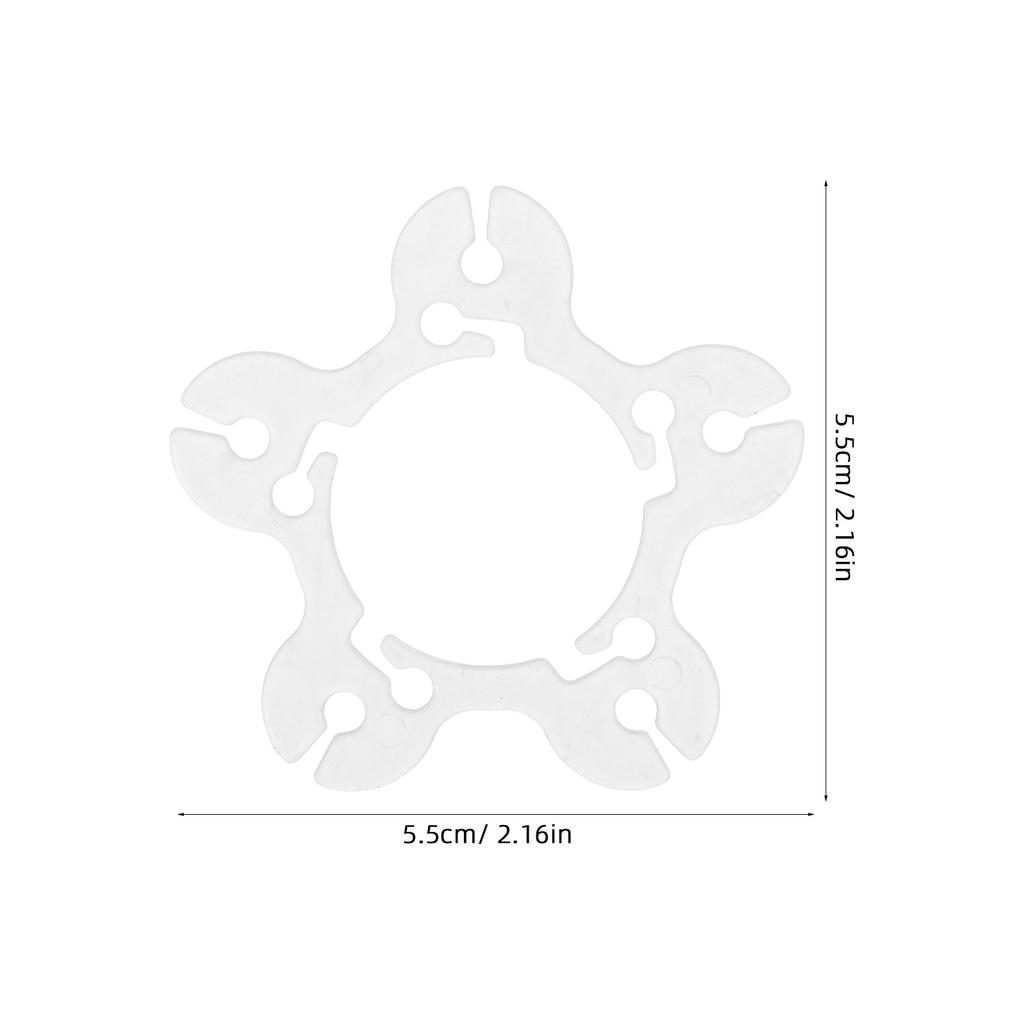 100Pcs Balloon Ring Clips Buckles Reusable Tie Tool for Wedding Birthday Party Balloon Arch Garland Decoration