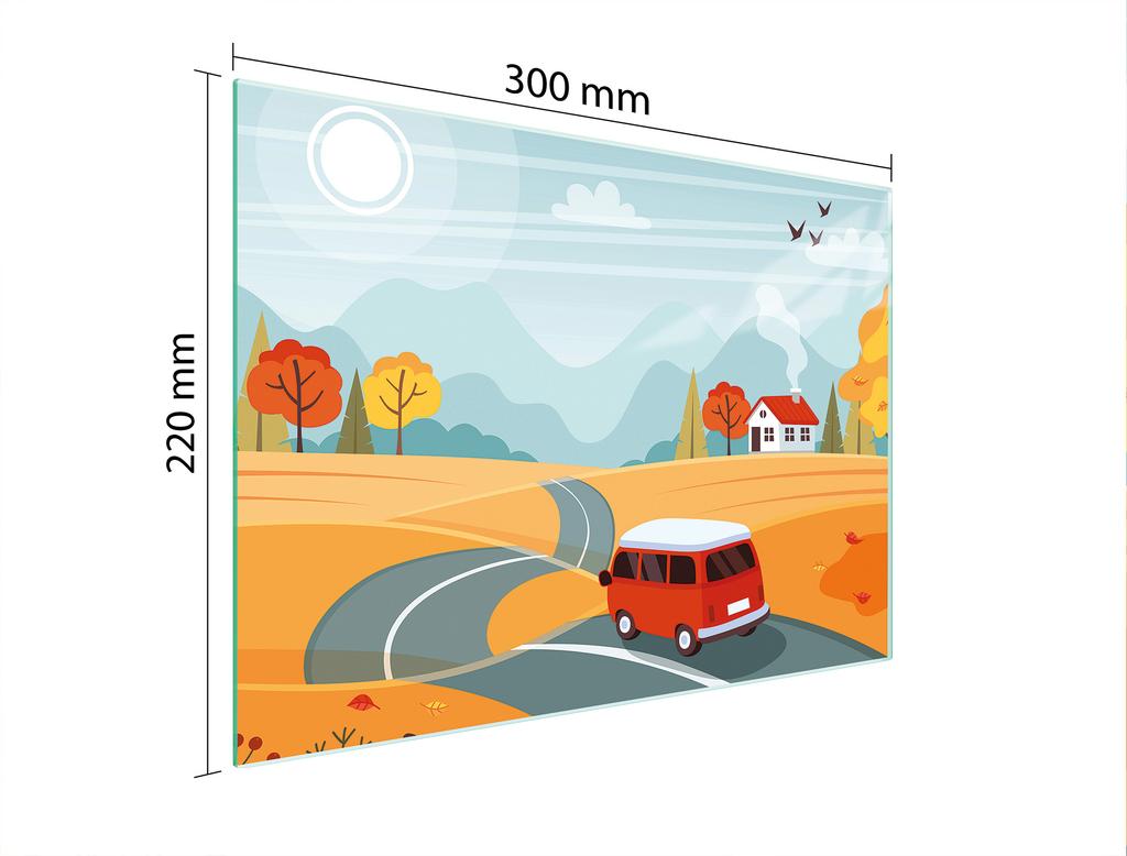 SZKLANA DESKA DO KROEJNIA 30x22 AUTO