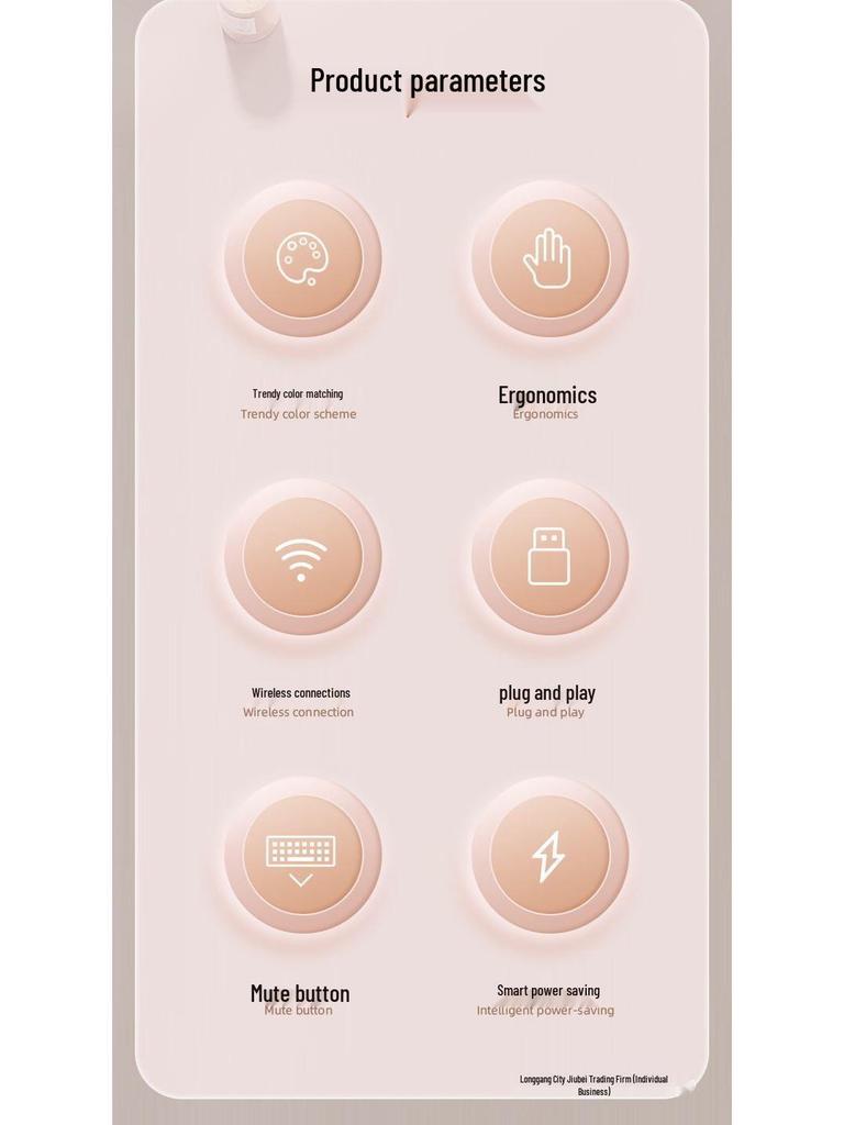 Leises kabelloses Tastatur- und Maus-Set für alle Geräte - Kompatibel mit Xiaomi, Lenovo Desktop-PCs, Laptops und Tablets