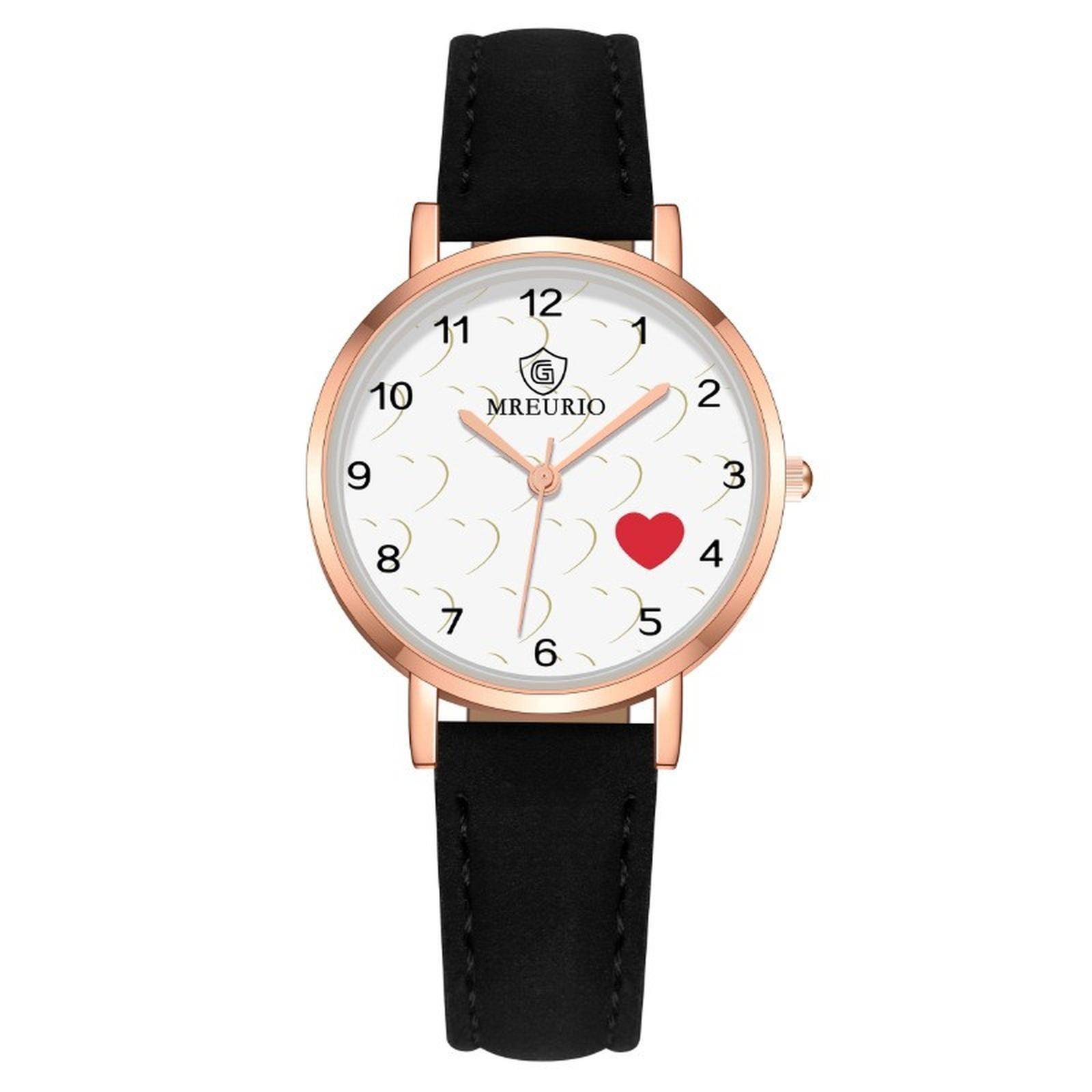 

Women Fashion Leather Watch One Size чёрный