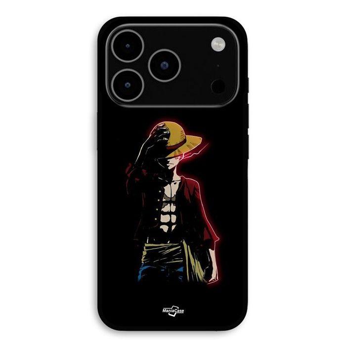 Coque Pour iPhone 17 Pro Max One piece manga anime luffy fond noir Maniacase