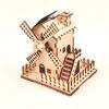 3D Puzzle Solar Windmühle Spielzeug Wissenschaftliches Spielzeug DIY Physik Bausatz für Kinder Modell Solarenergie Technologie Experiment Stem Bausatz