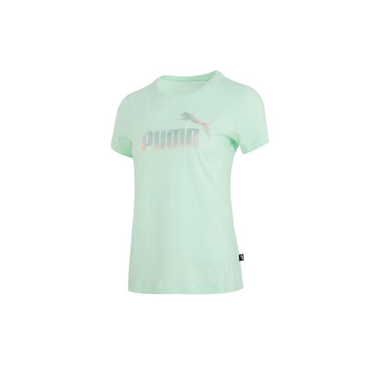 

New PUMA Regular T Shirt Women s Mint Green 682140-88 M