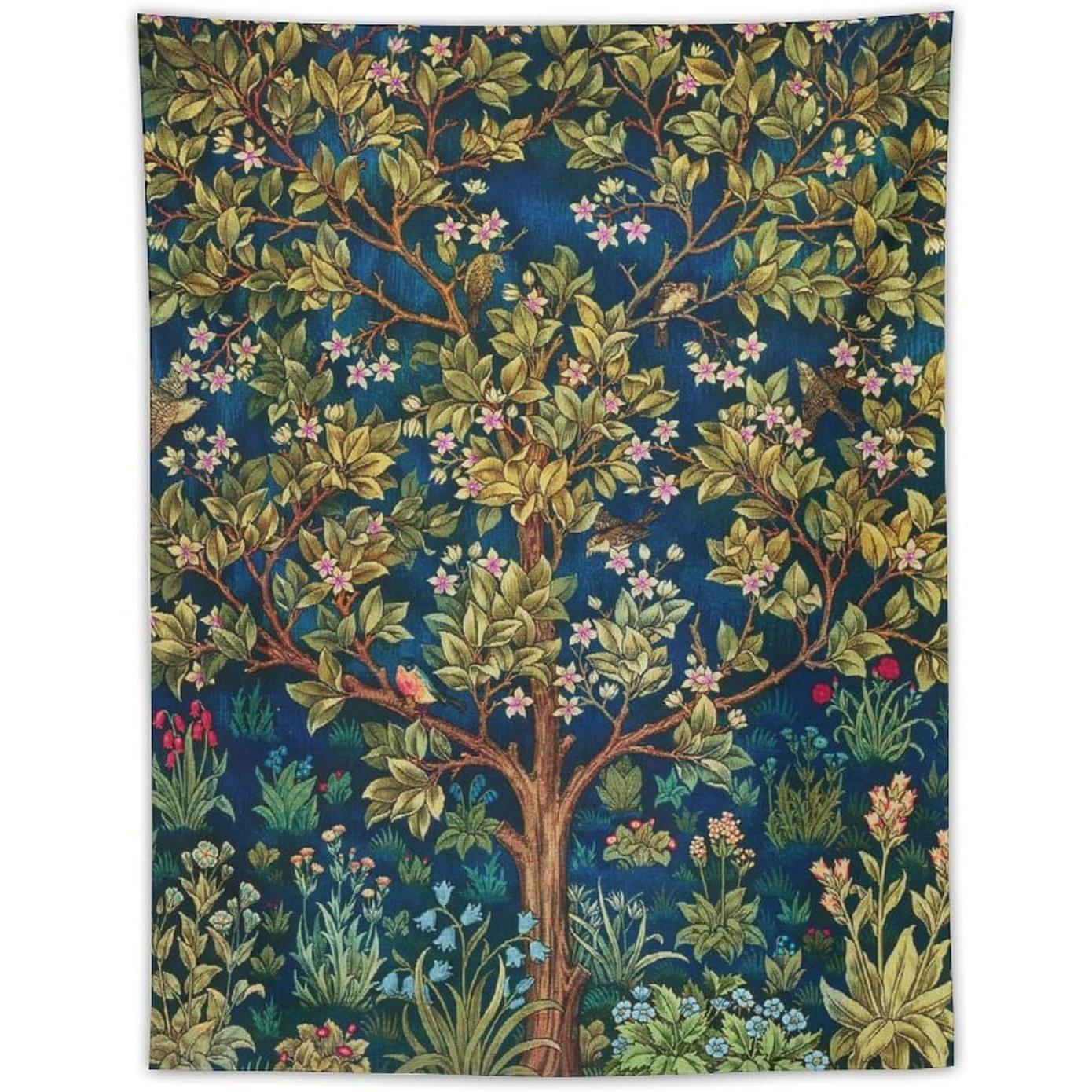 William Morris s Tree of Life Tapestry 75x100