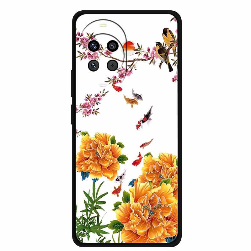 For Huawei Nova 14 Pro Phone Case 3D Relief Cover Flowers Emboss Back Cases Funda for  Nova14 Ultra 14Pro Casing Para Coque
