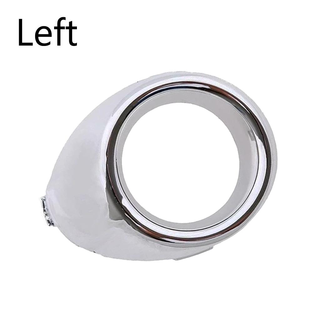Front Left Bezel Fog Lamp Bezel For Daily Driving Use Direct Replacement Part Chrome Finish Design Easy Installation Process