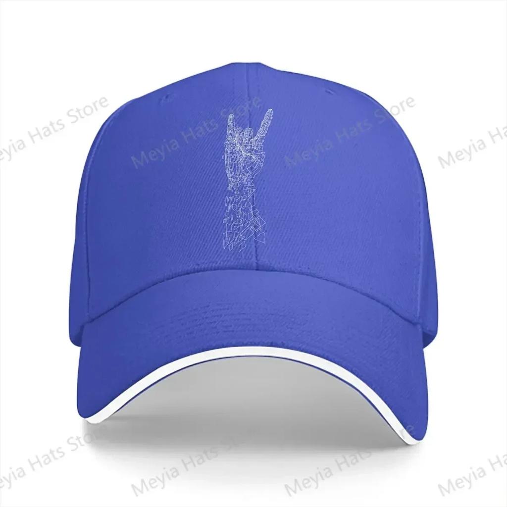 Metal Guitar Multicolor Hat Peaked Womens Cap Personalized Visor Protection Hats