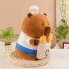 Capybara Cute Bread Baking Chef Dress Up Cartoon Plush Doll For Gift Kids